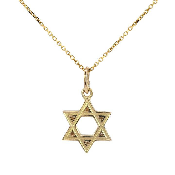 14ky Star of David Pendant