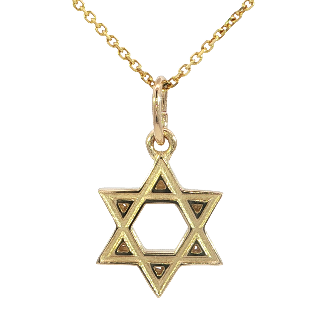 14ky Star of David Pendant