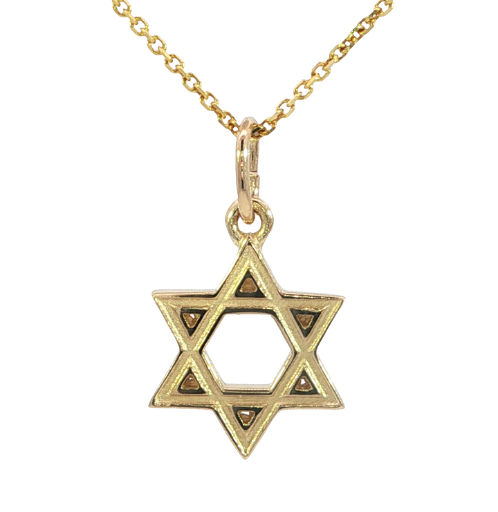 14ky Star of David Pendant