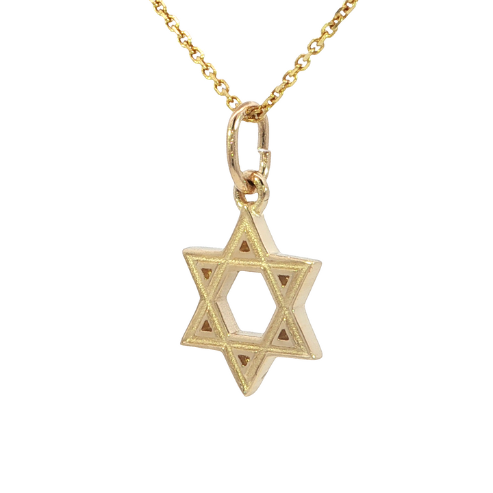 14ky Star of David Pendant