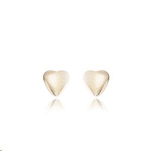 Baby Heart Post .20 x .18 in. Earrings 14k Yellow Gold Polished