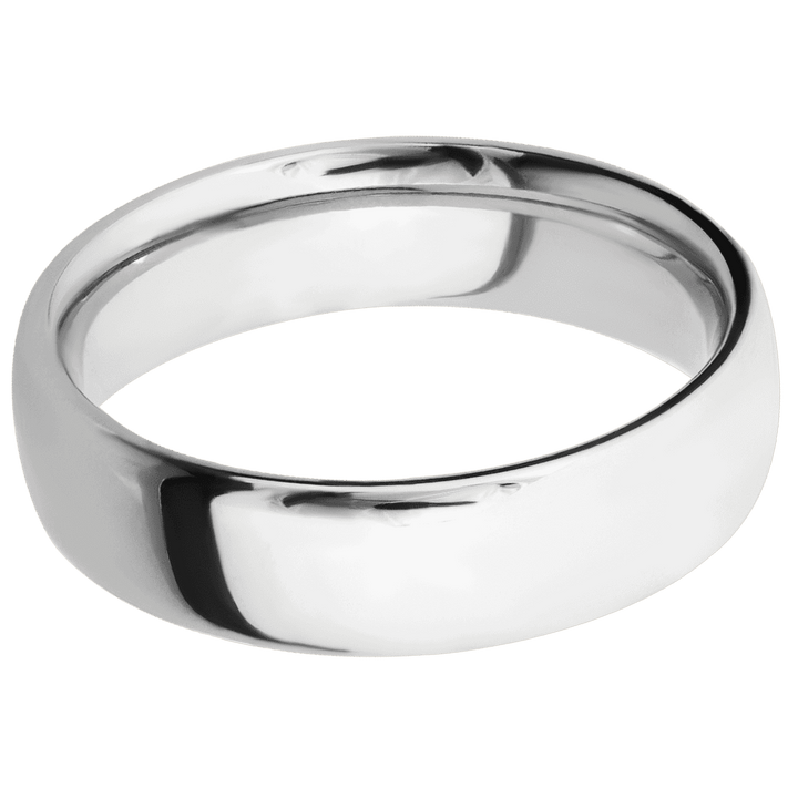 14K White Gold + Polish Finish