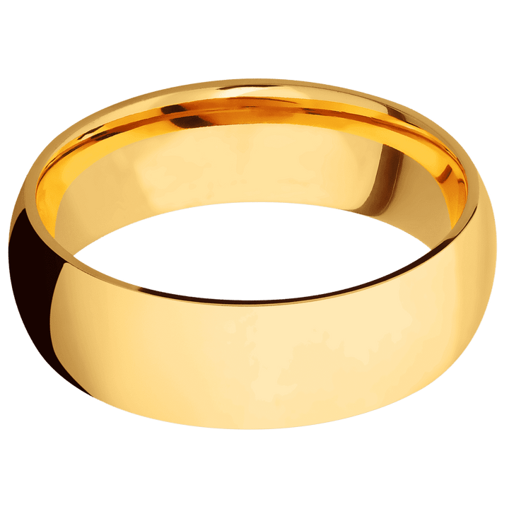 22K Yellow Gold + Polish Finish