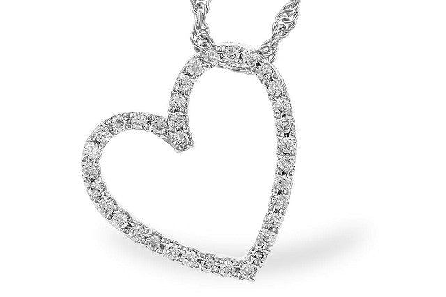 Diamond Pendant 0.12ct. 14k White Gold