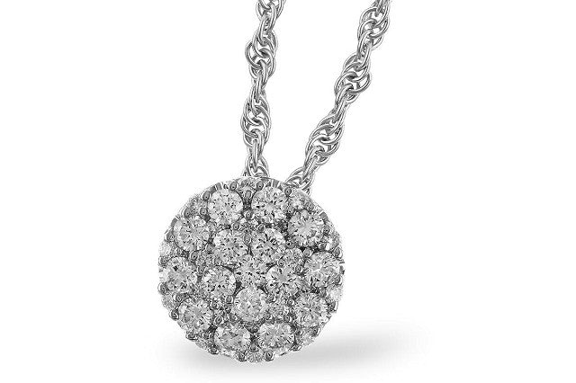 Diamond Pendant 0.25ct. 14k White Gold