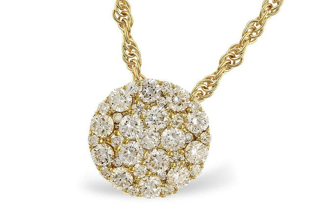 Diamond Pendant 0.5ct. 14k Yellow Gold