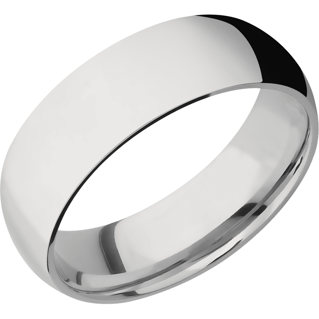 14K White Gold + Polish Finish