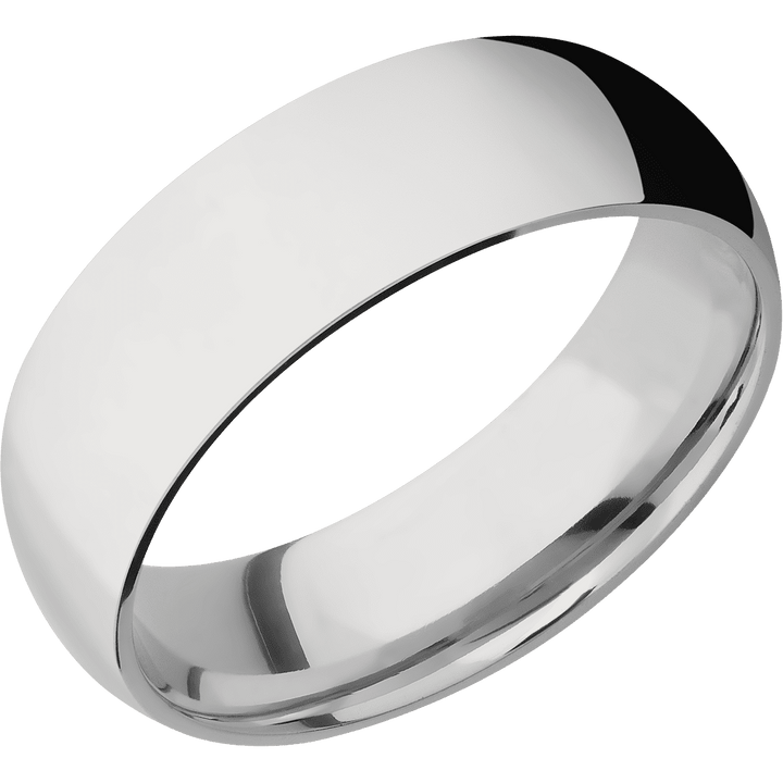 14K White Gold + Polish Finish