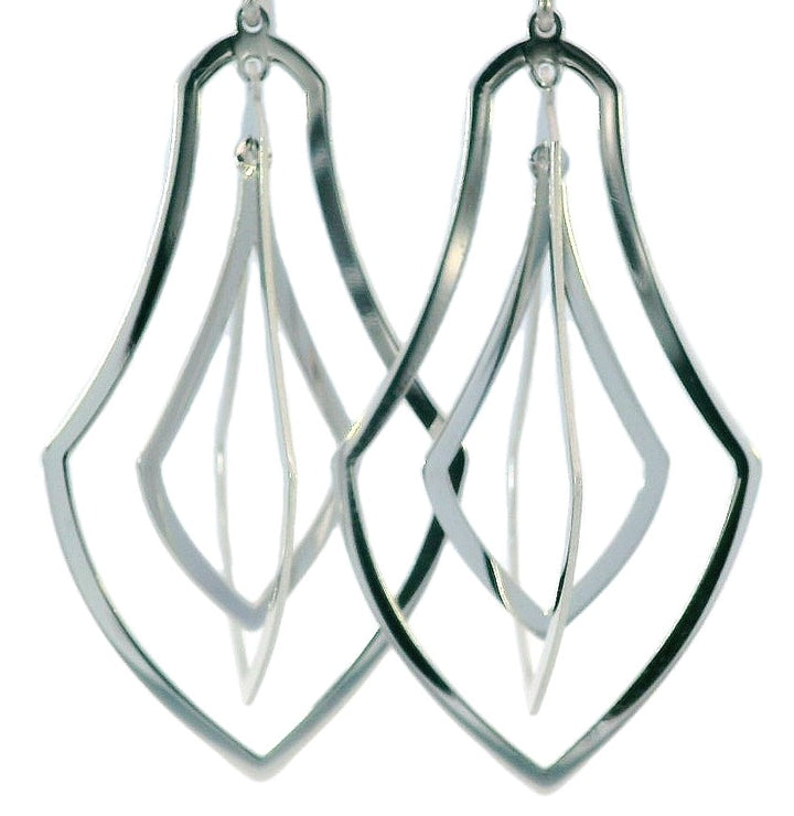 Drop earrings in Sterling Silver