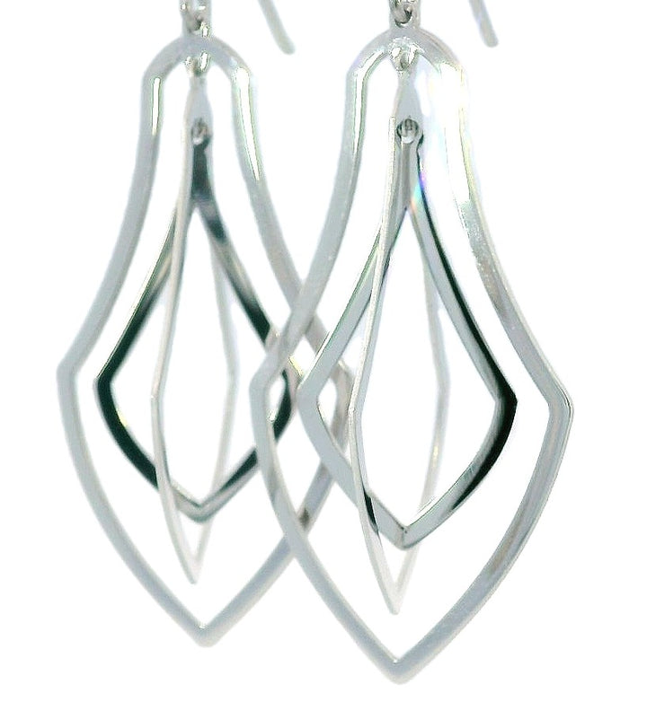 Drop earrings in Sterling Silver