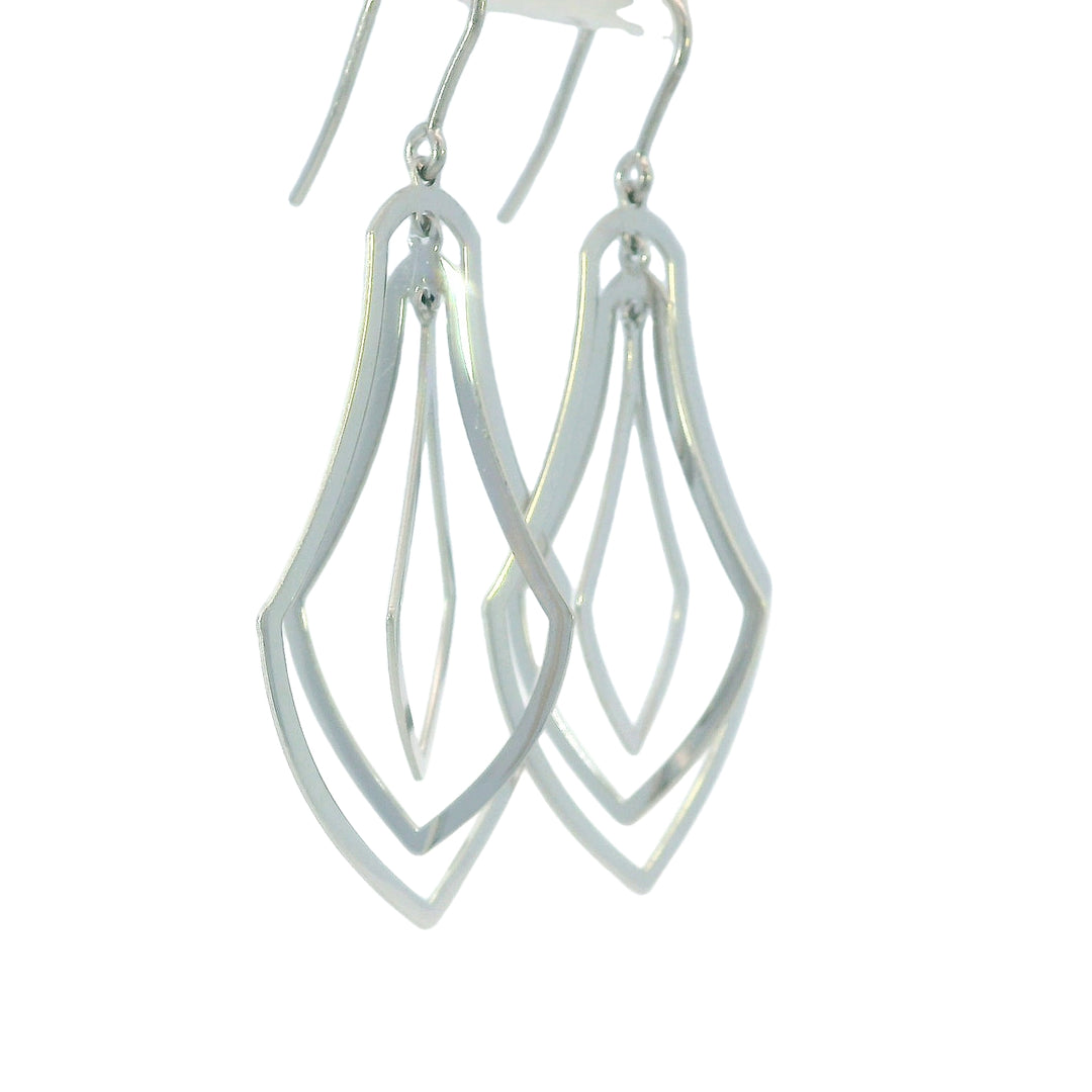Drop earrings in Sterling Silver