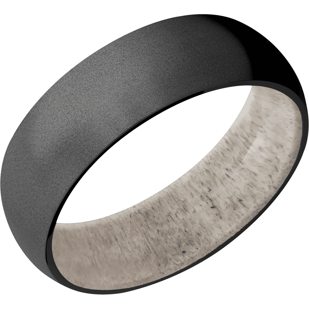 Zirconium + Bead Finish + Antler
