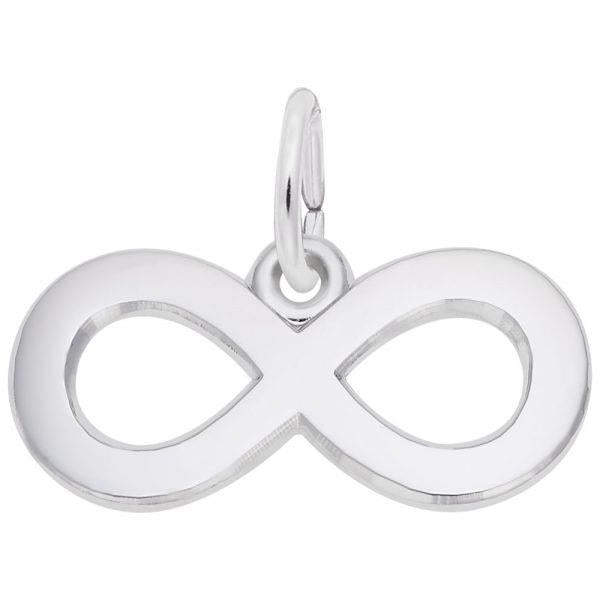 Sterling Silver Flat Infinity Charm