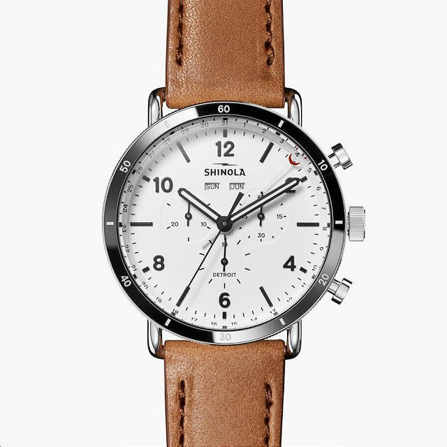 Shinola Canfield Men's 45mm Quartz Watch with Chronograph S0120141501