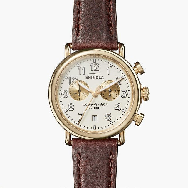 Shinola Runwell Men's 41mm Quartz Watch with Chronograph S0120141502
