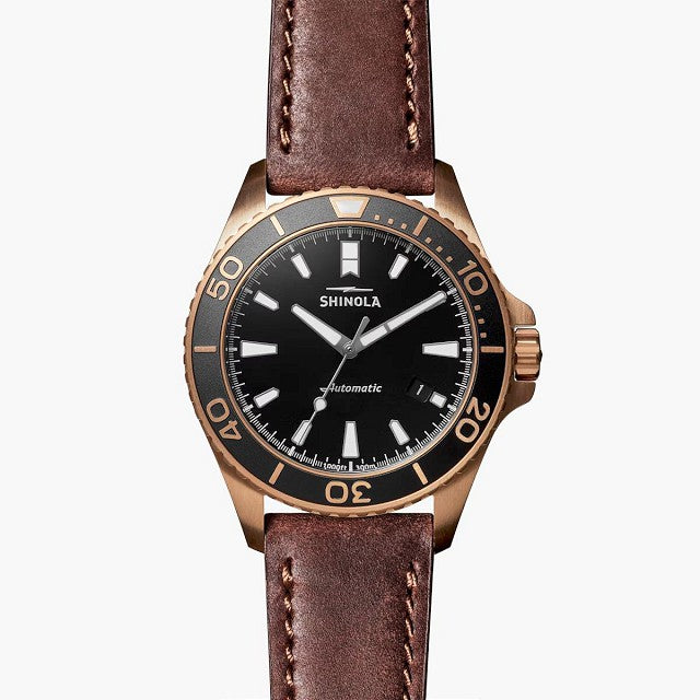Shinola Bronze Monster Men's 43 mm Automatic Watch with Date S0120161956