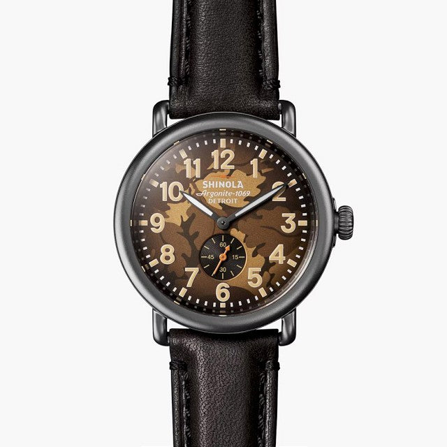 The Shinola Runwell 47mm, Camouflage Dial