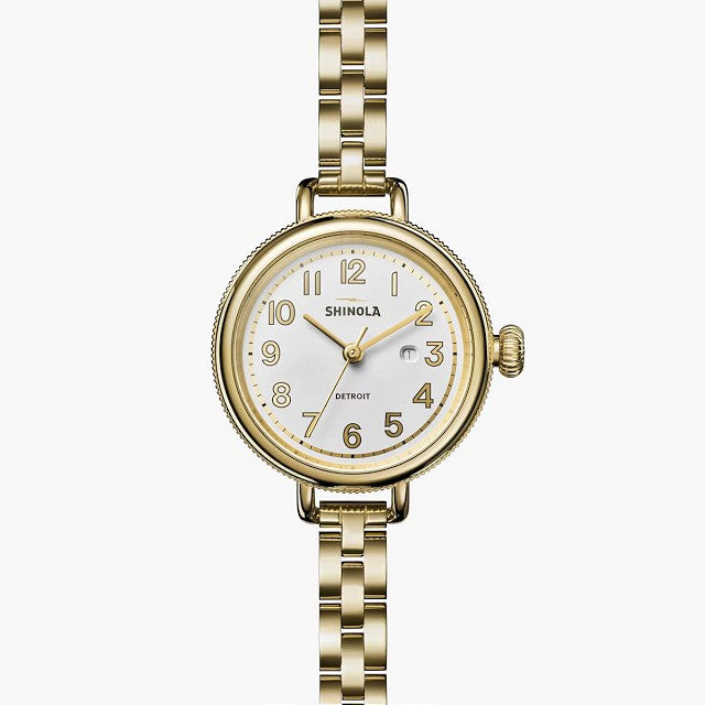Shinola Birdy Women's 34 mm Quartz Watch with Day-Date S0120266178