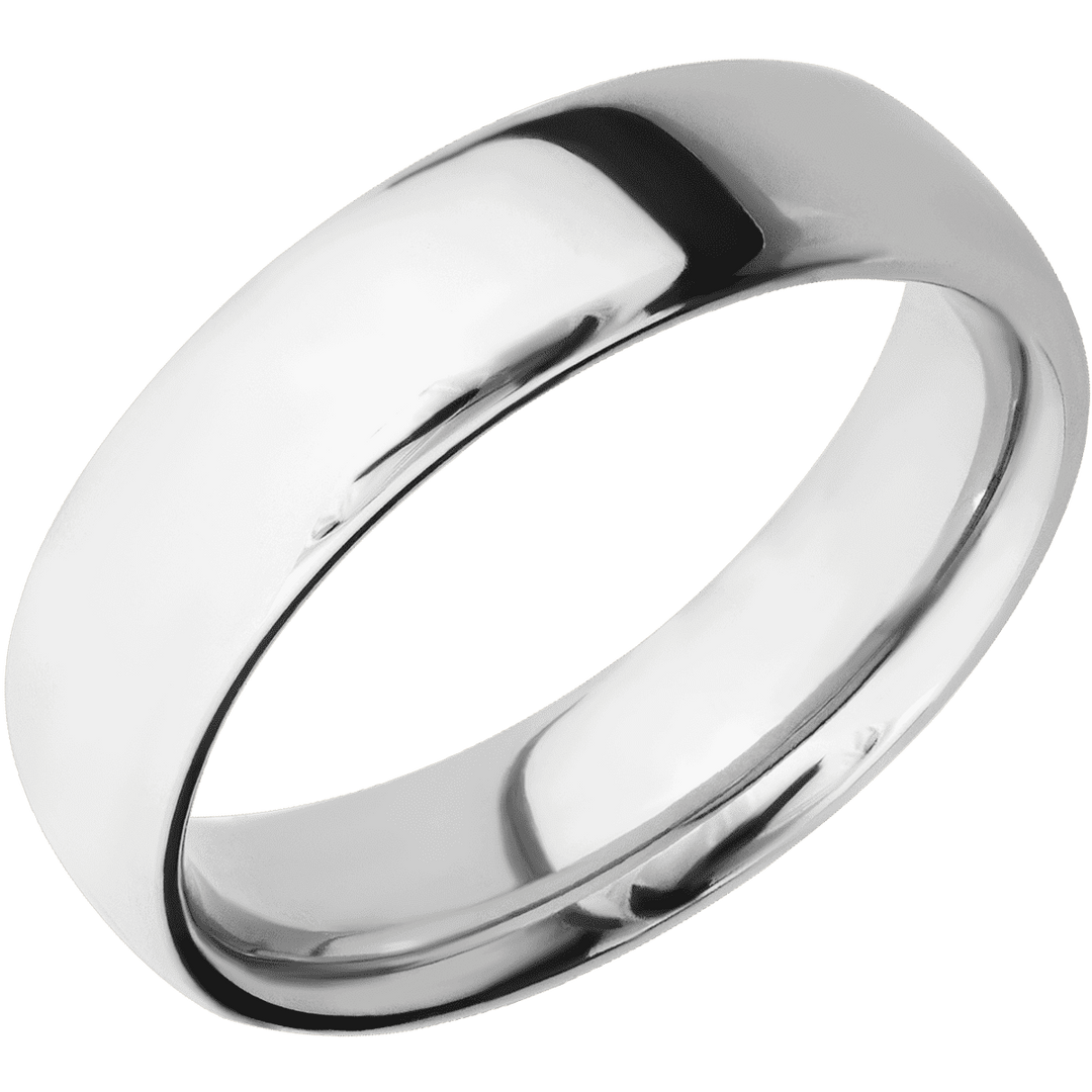 14K White Gold + Polish Finish