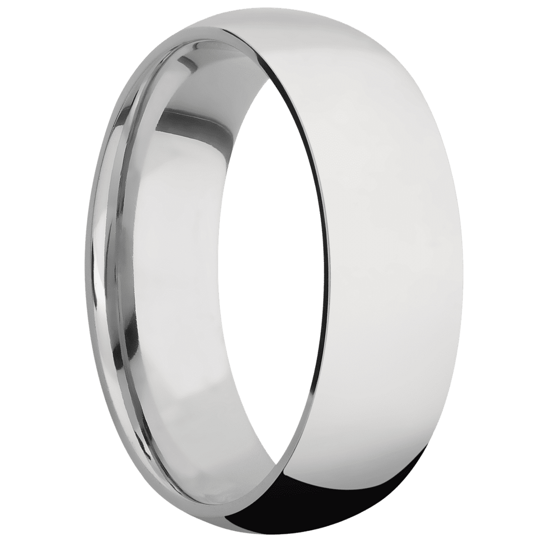 14K White Gold + Polish Finish