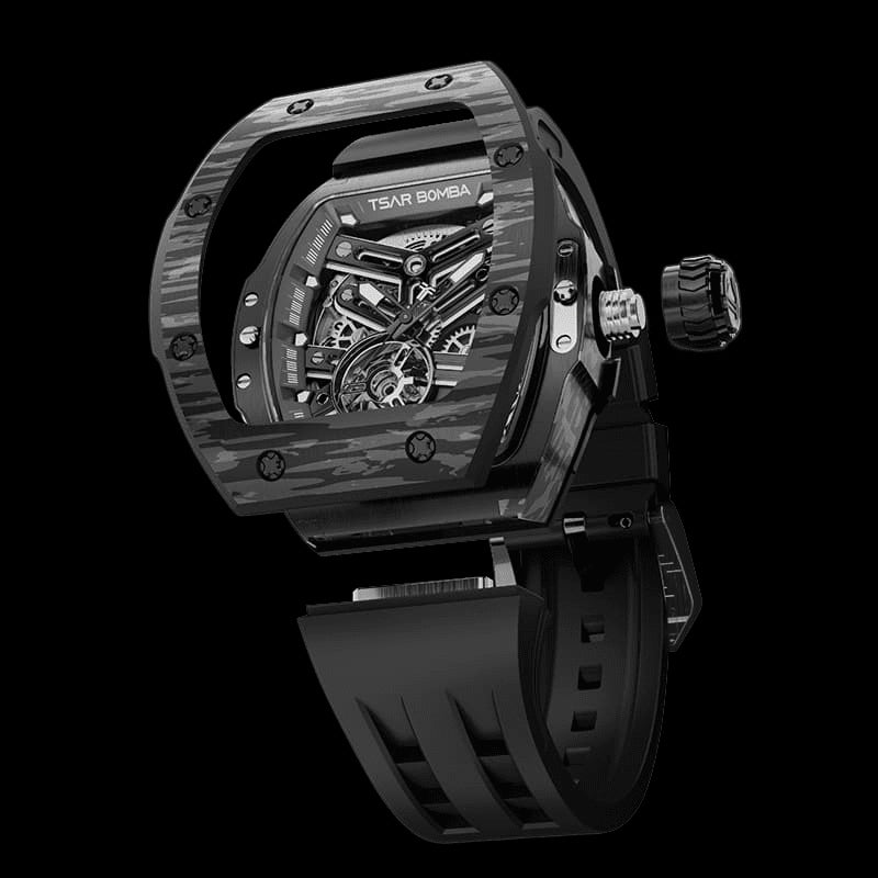 Tsar Bomba Atomic Series Exhibition Dial Automatic with Multifunction 5 interchangable Options TB8218SCM