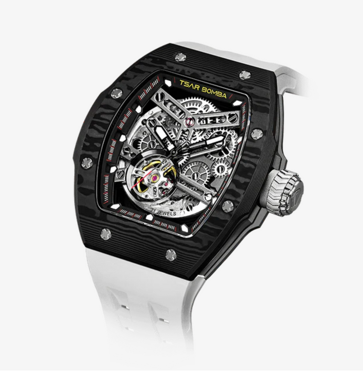 Tsar Bomba Atomic Series Exhibition Dial Automatic with Multifunction 7 interchangable Options TB8218 (1+7) CF-03