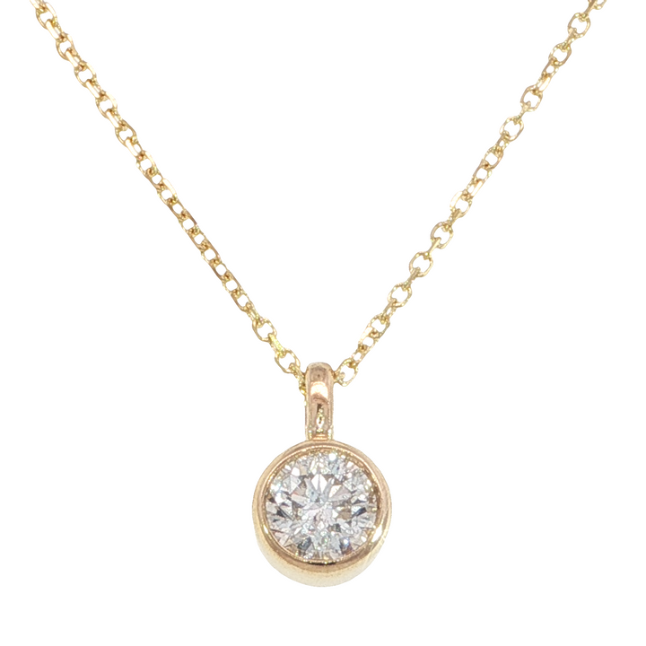 Diamond Pendant 0.31ct. 14k Yellow Gold