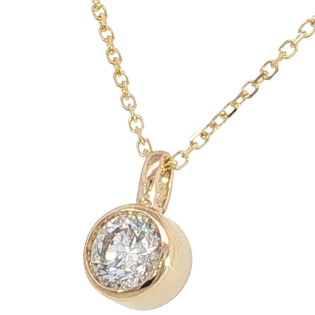 Diamond Pendant 0.31ct. 14k Yellow Gold