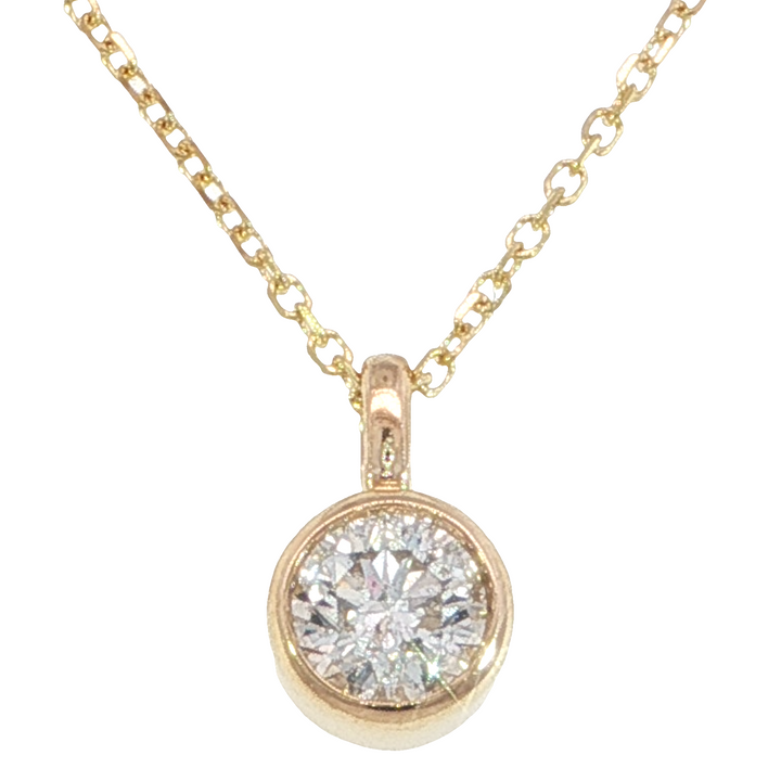 Diamond Pendant 0.31ct. 14k Yellow Gold