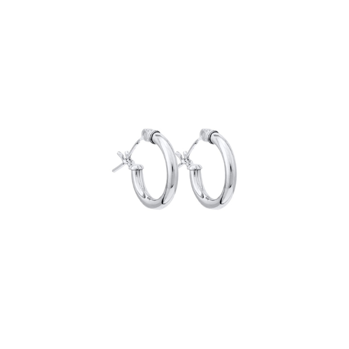 Child's Hoop 2 x 14mm earrings in Sterling Silver