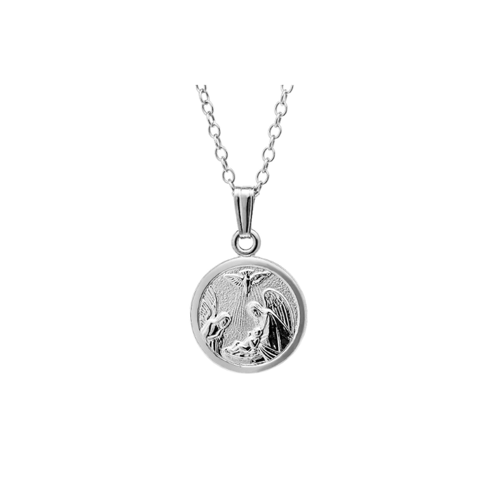 Children’s Guardian Angel Pendant, Sterling Silver