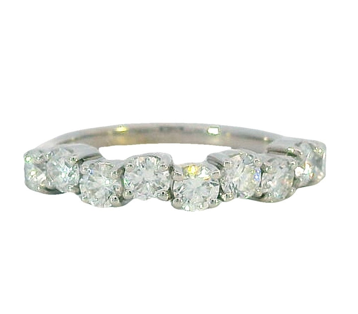 9 Count Diamond Band, 14k Gold