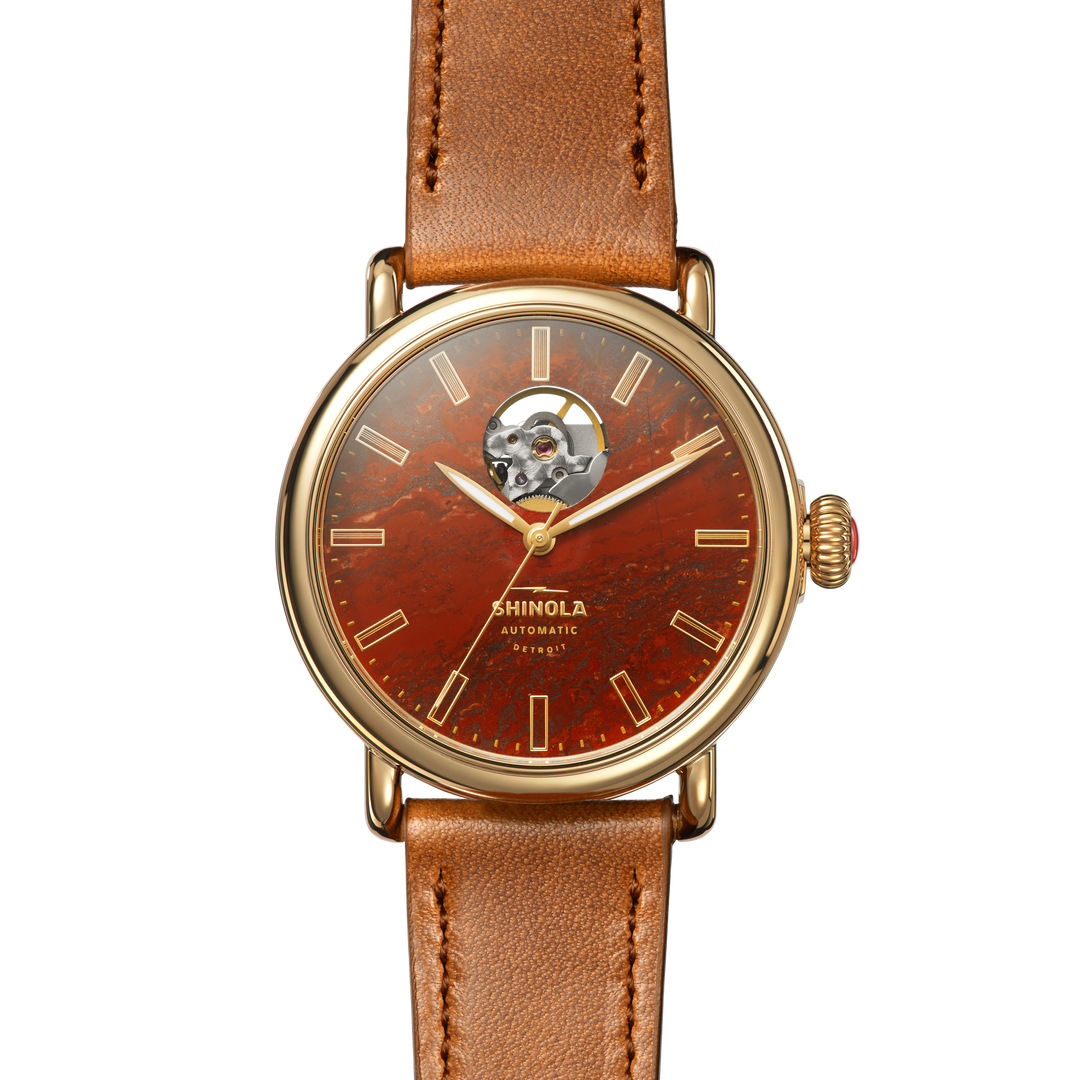 Shinola Gilda Radner Runwell Unisex 39mm Automatic Watch with Hours-Minutes-Seconds S0120492685