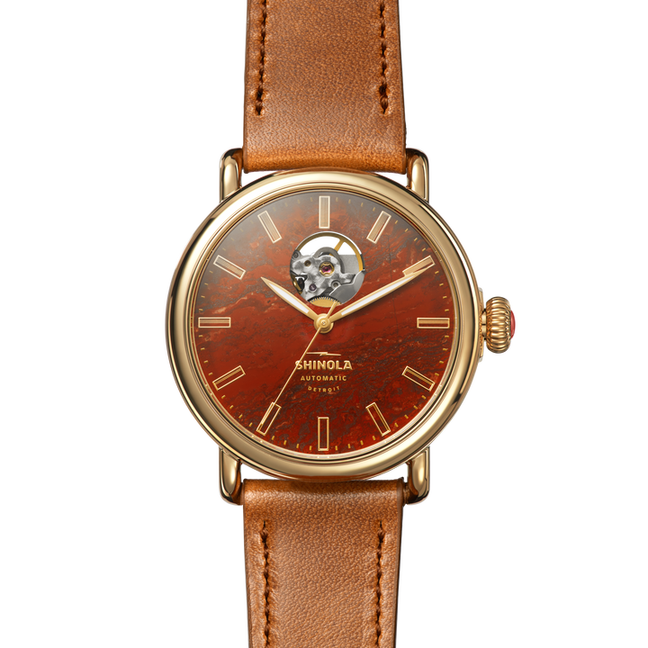 Shinola Gilda Radner Runwell Unisex 39mm Automatic Watch with Hours-Minutes-Seconds S0120492685