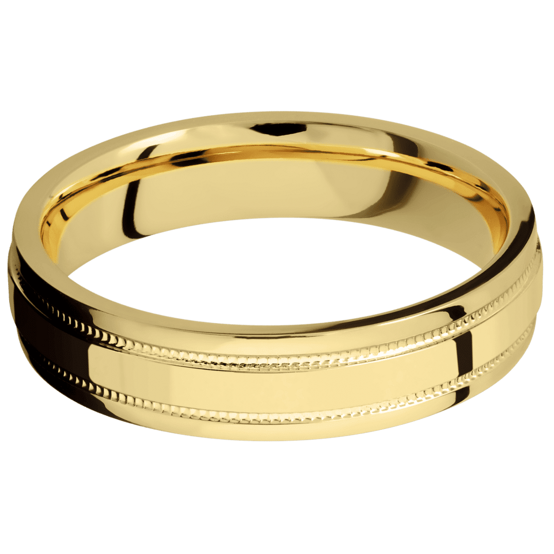 14K Yellow Gold + Polish , Polish Finish