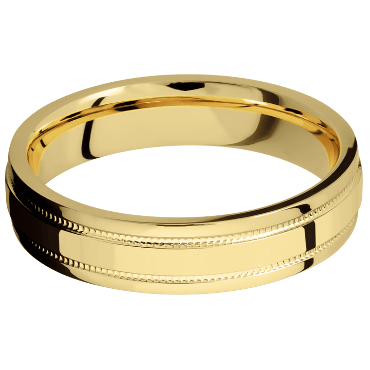 14K Yellow Gold + Polish , Polish Finish