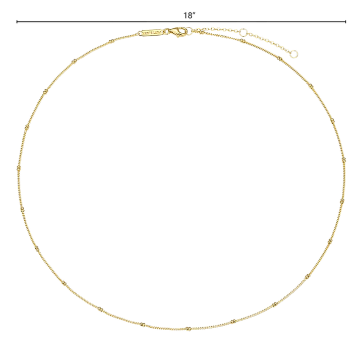 Beaded Sterling Silver Yellow Gold Plated Lab Grown Diamond Pendant