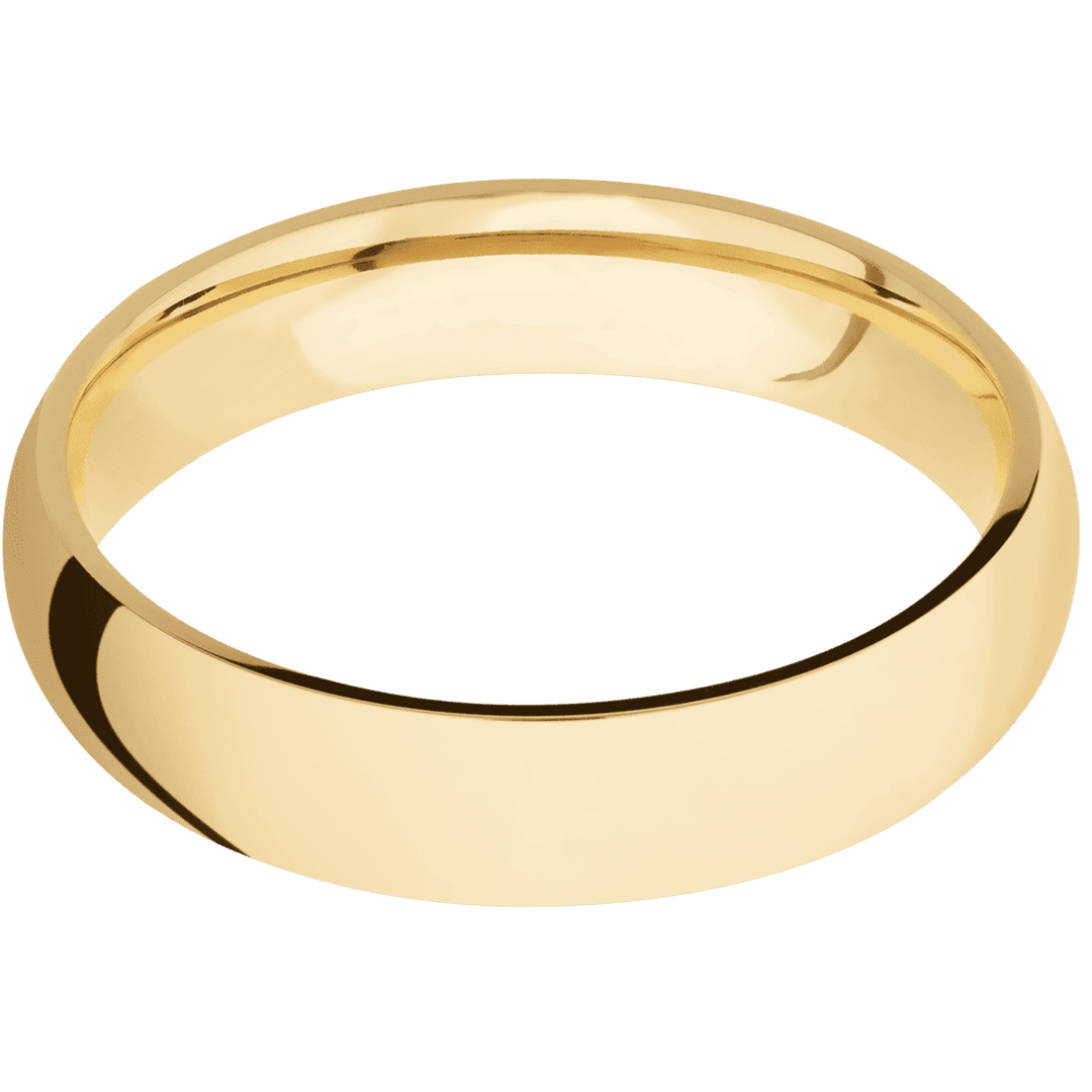 10K Yellow Gold + Polish Finish