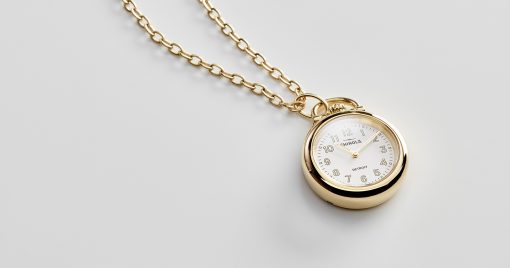 Shinola watch pendant, PVD Gold